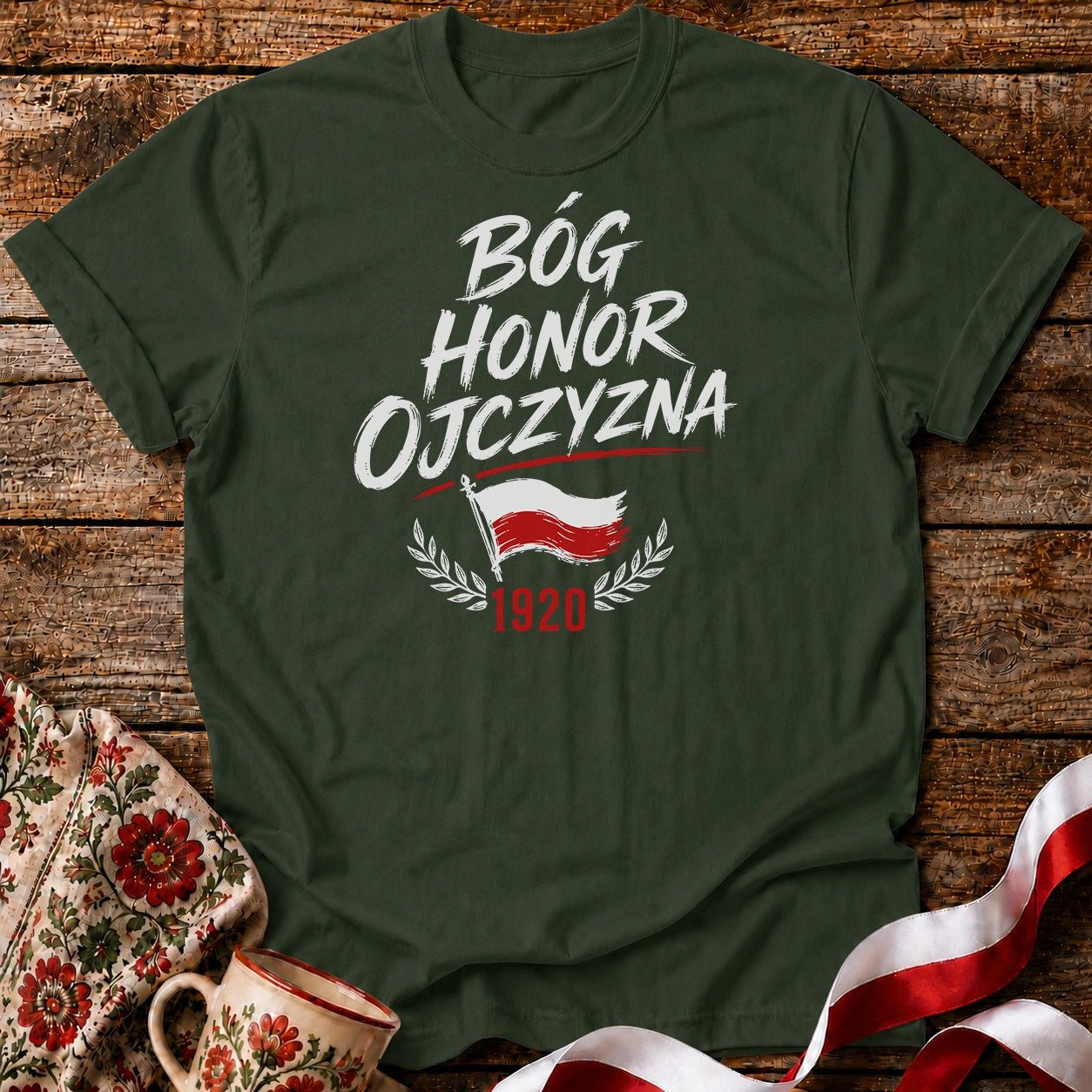 Bóg Honor Ojczyzna 1920 Unisex T-Shirt