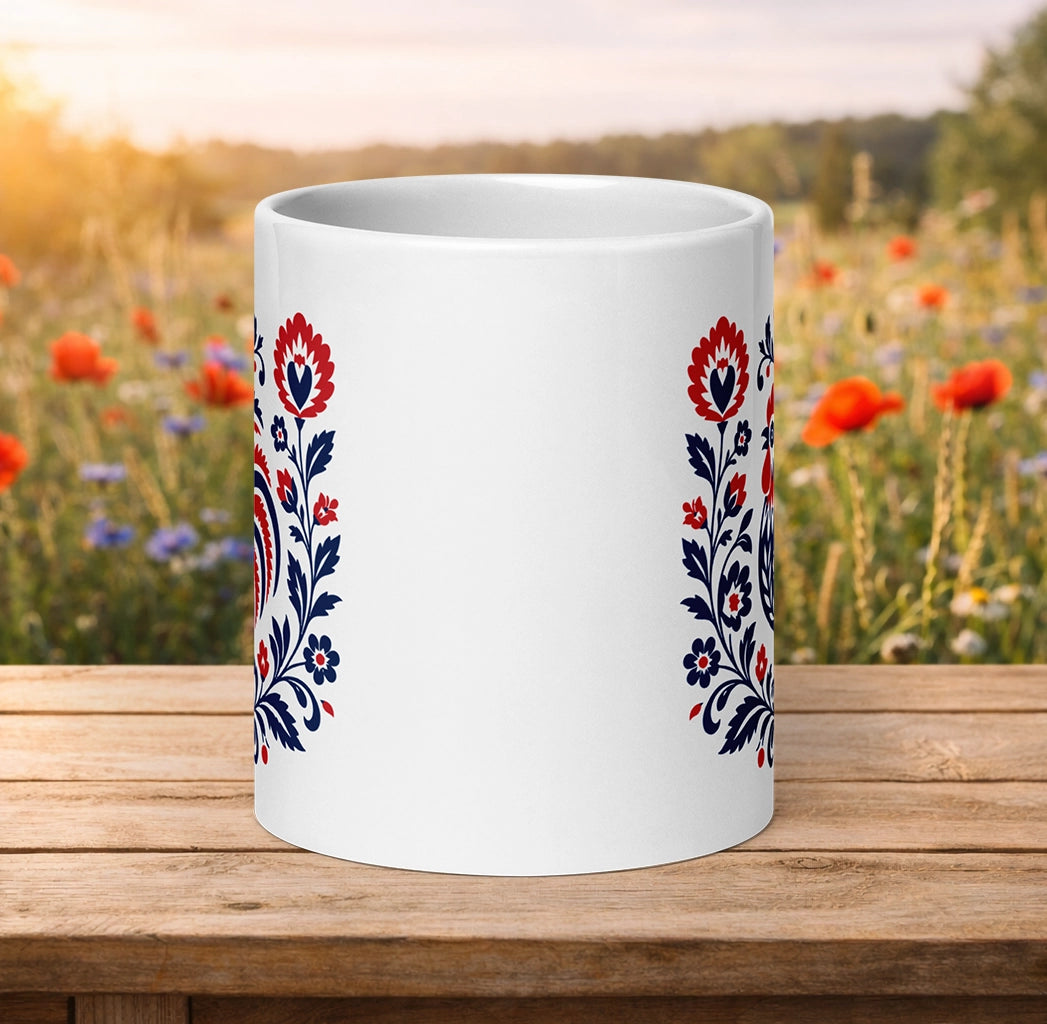 Polish Folk Rooster Mug