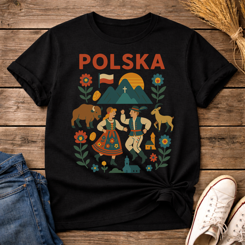 Polska Folk Dance Unisex T-Shirt