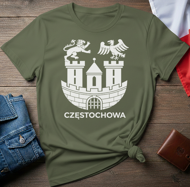 Częstochowa City Crest Unisex T-Shirt