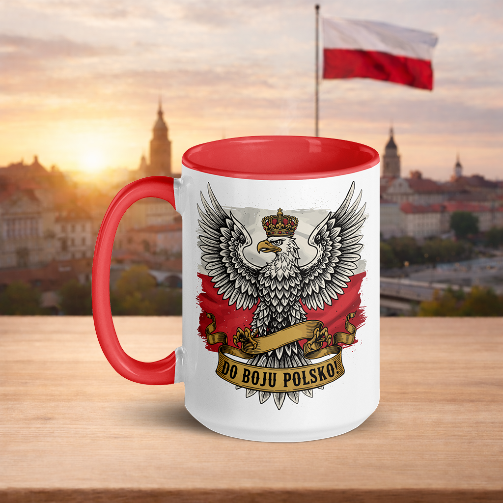 Crowned Eagle with Flag Mug