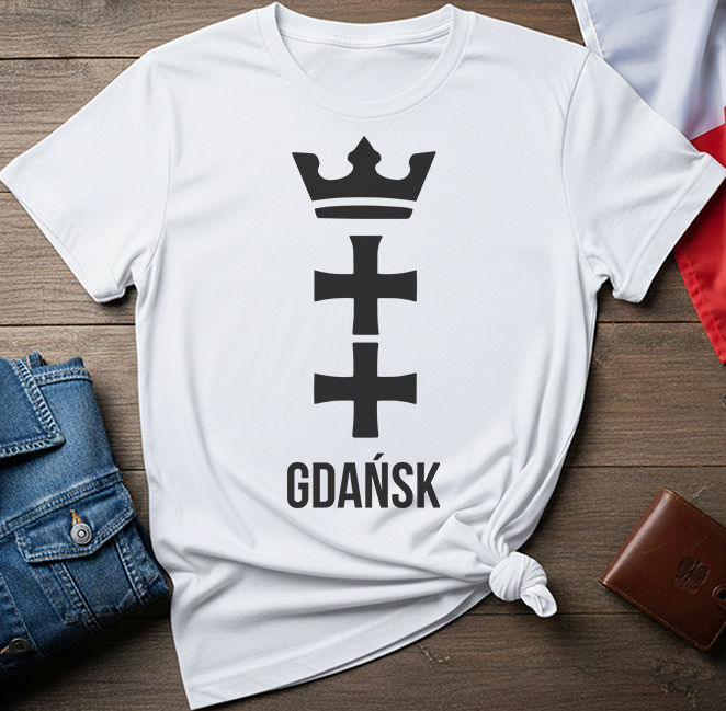 Gdańsk City Crest Unisex T-Shirt