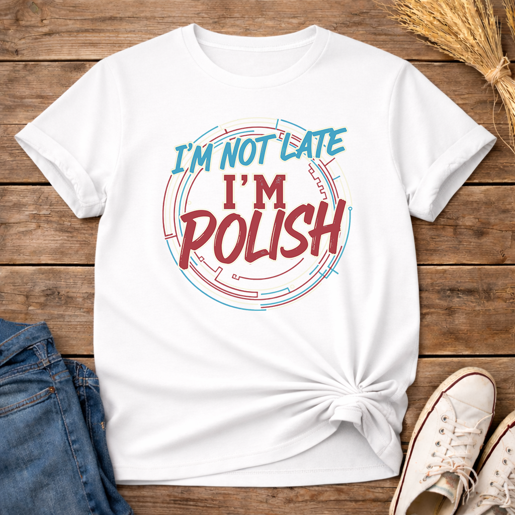 I’m not late, I’m Polish Unisex T-Shirt