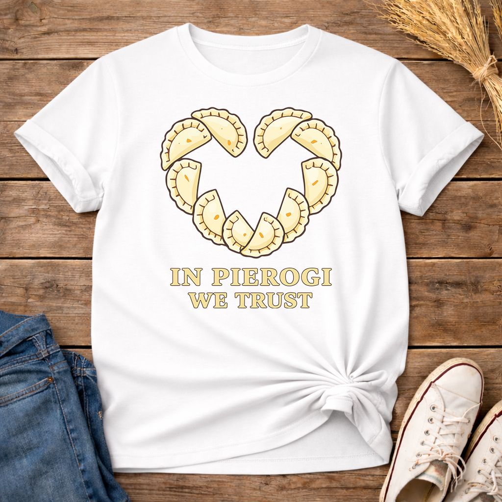In Pierogi We Trust Unisex T-Shirt