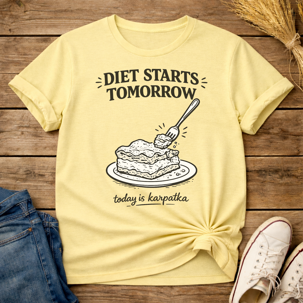 The Diet Starts Tomorrow Unisex T-Shirt