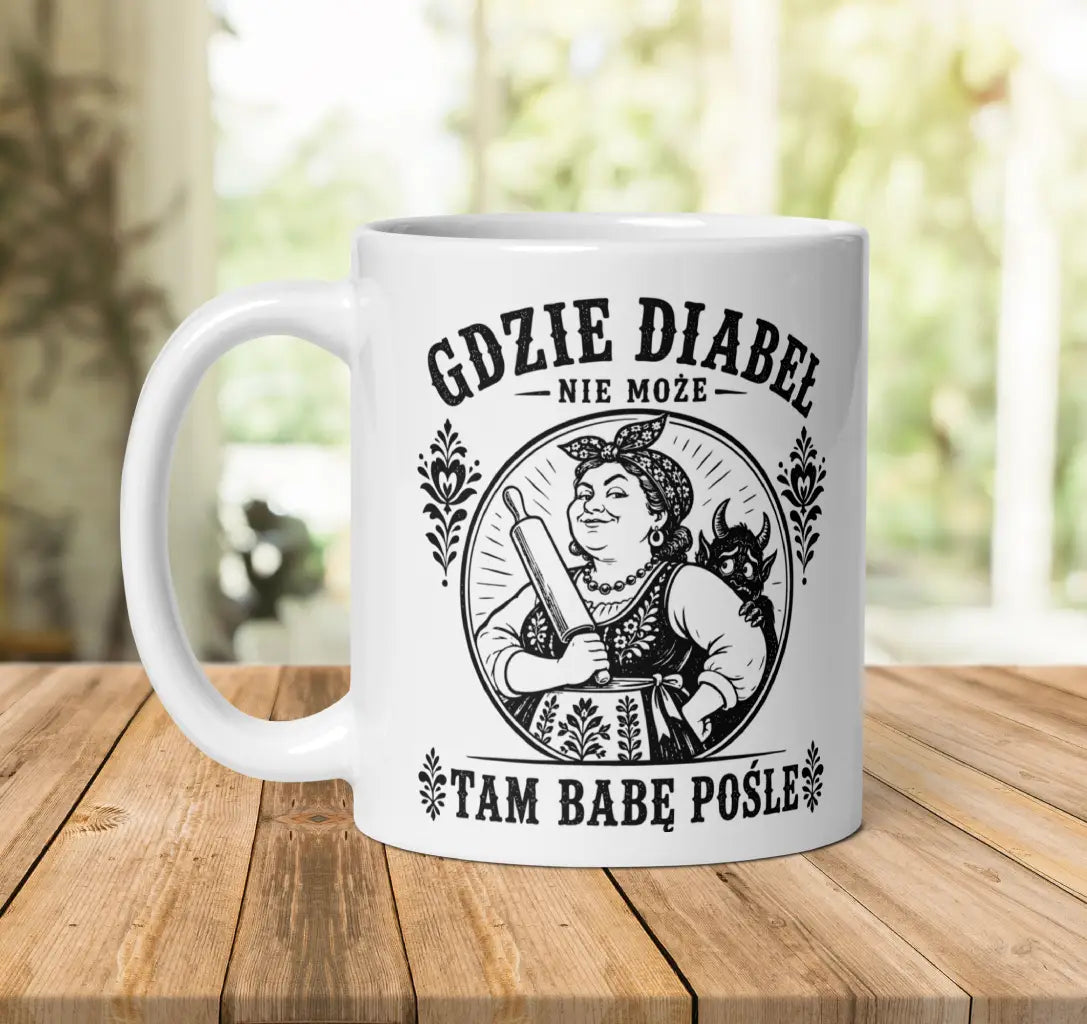 Gdzie Diabeł Nie Może Mug
