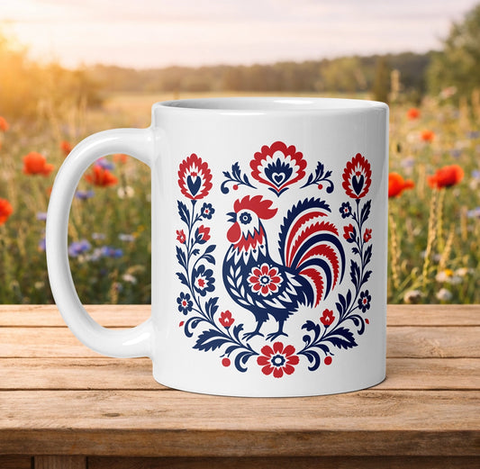 Polish Folk Rooster Mug
