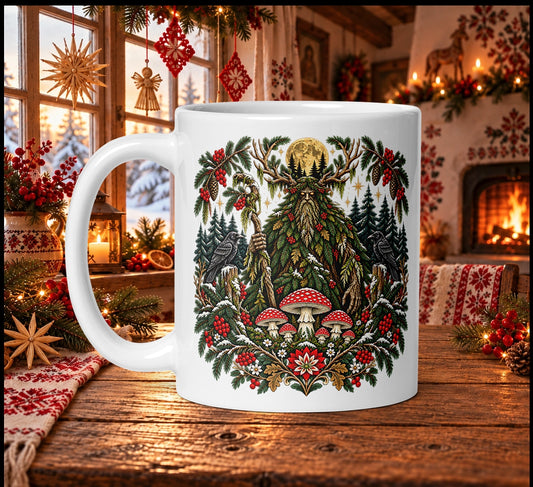 Slavic Christmas Leshy Mug