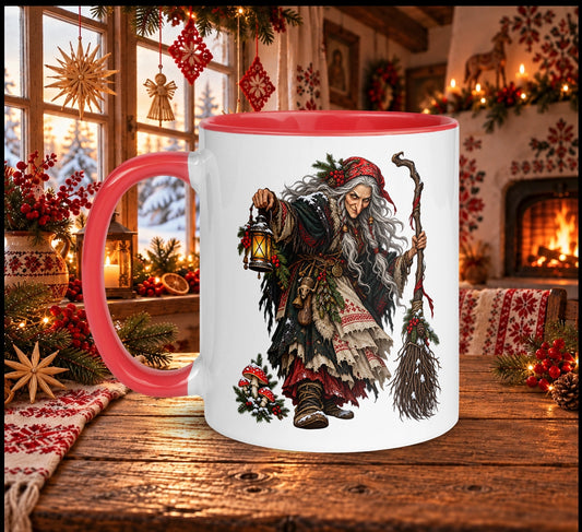 Slavic Christmas Baba Yaga Mug