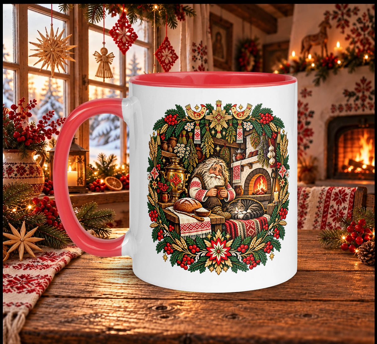 Christmas Domovik Mug