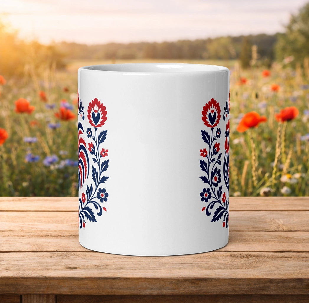 Polish Folk Rooster Mug