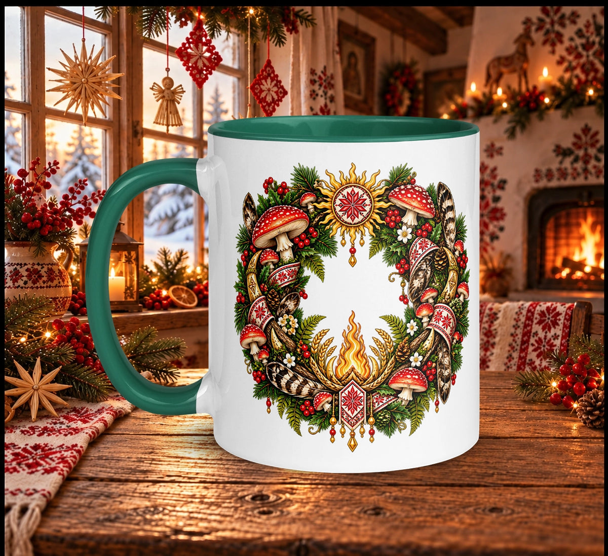 Slavic Sun Festival Mug