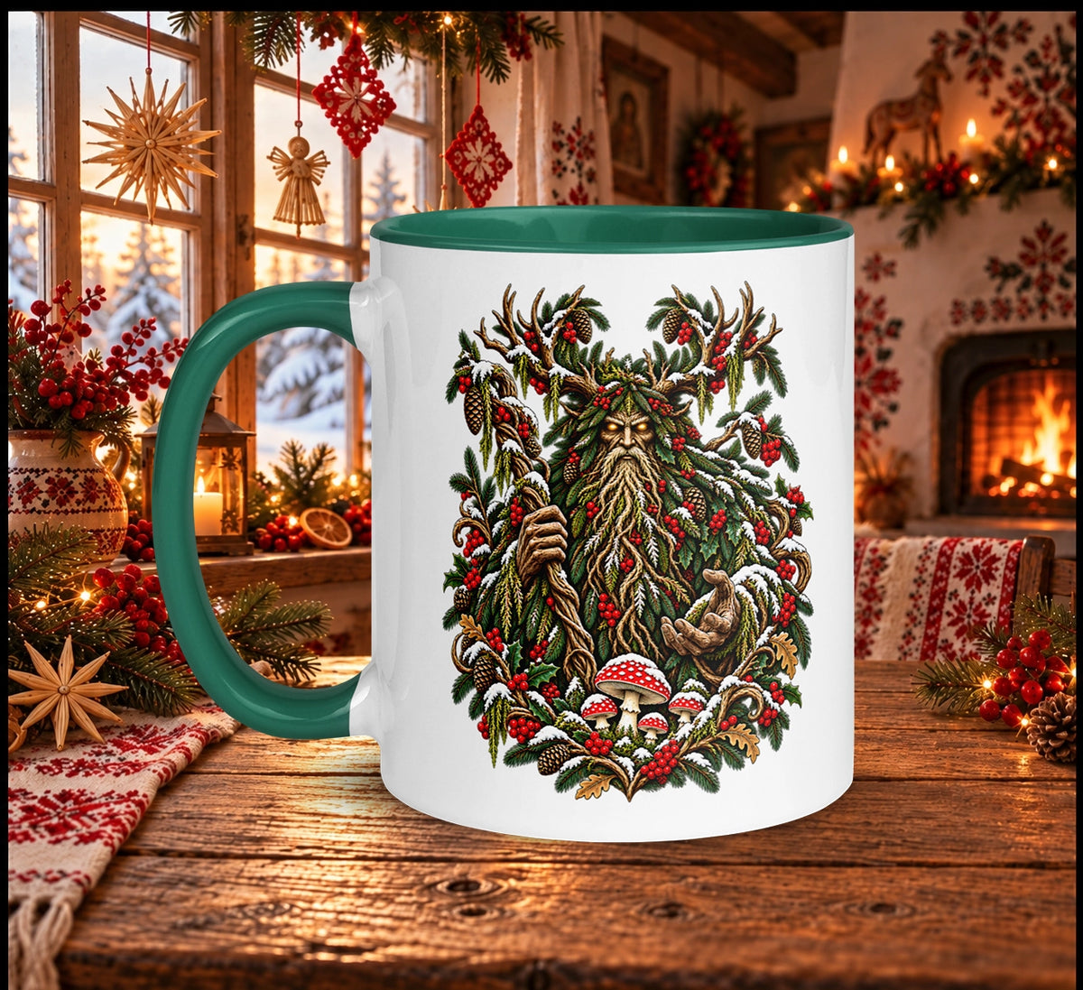 Slavic Christmas Leshy Mug