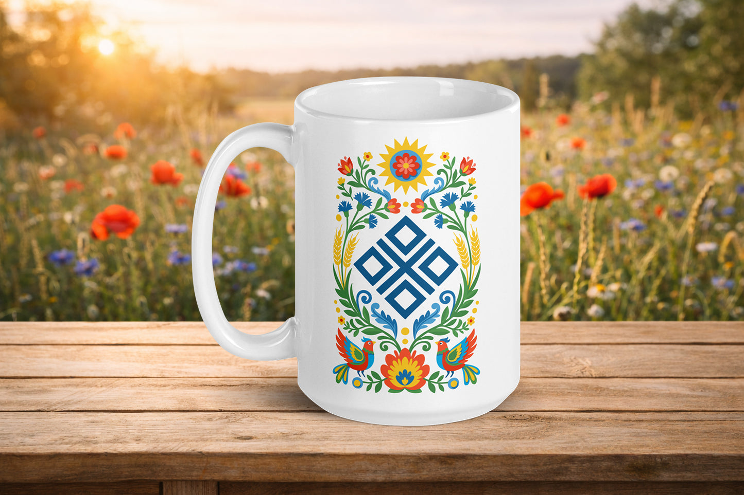 Slavic Folk Mokosz Wycinanka Mug