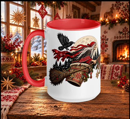 Slavic Christmas Baba Yaga Mug