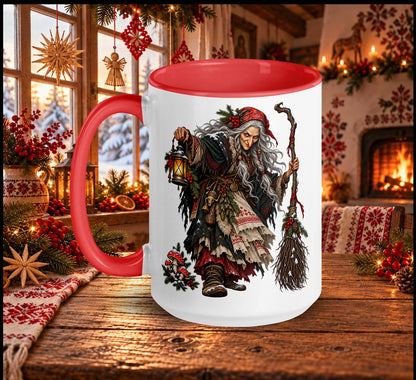 Slavic Christmas Baba Yaga Mug