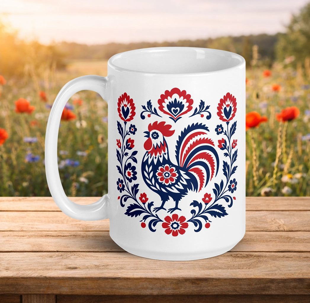 Polish Folk Rooster Mug