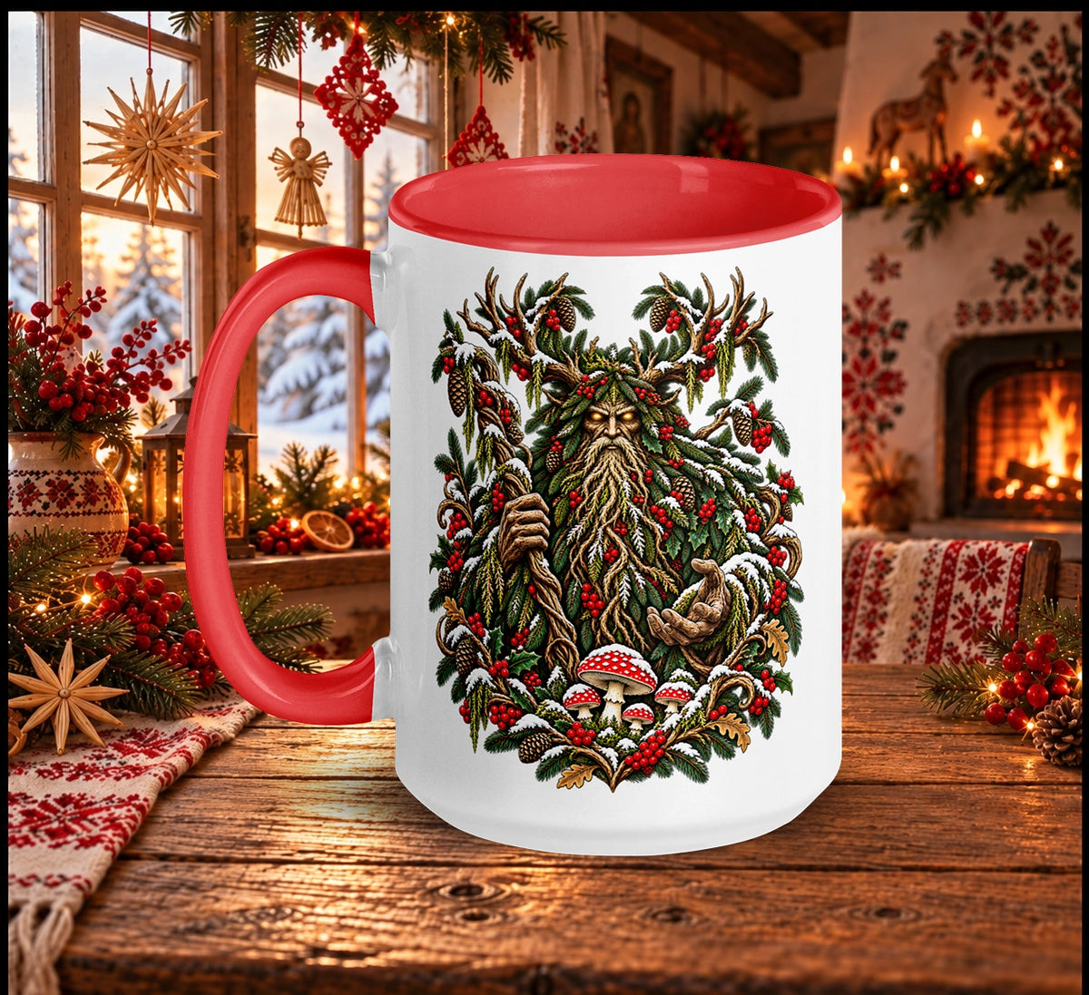 Slavic Christmas Leshy Mug