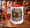 Slavic Christmas Cottage Mug