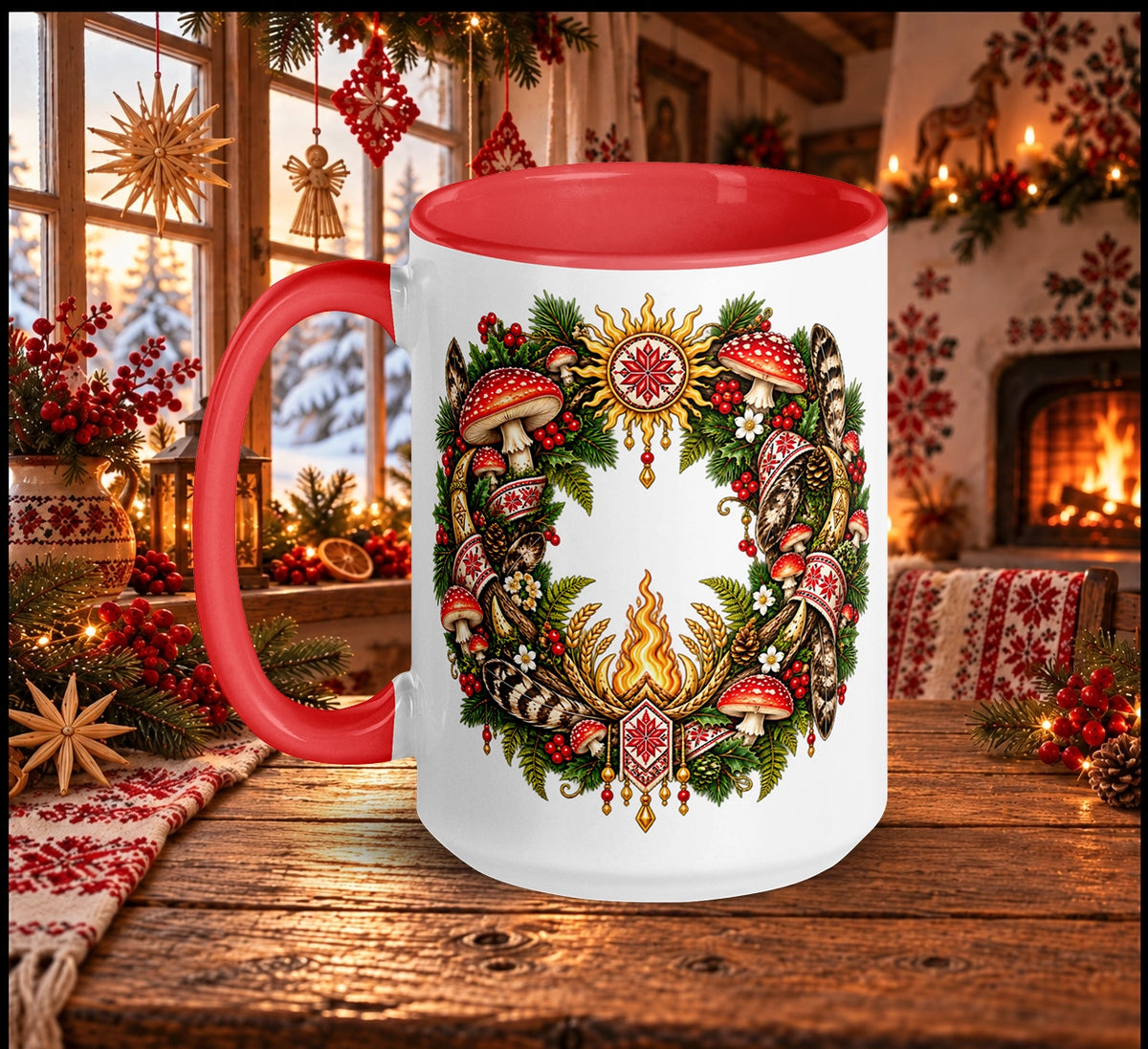 Slavic Sun Festival Mug