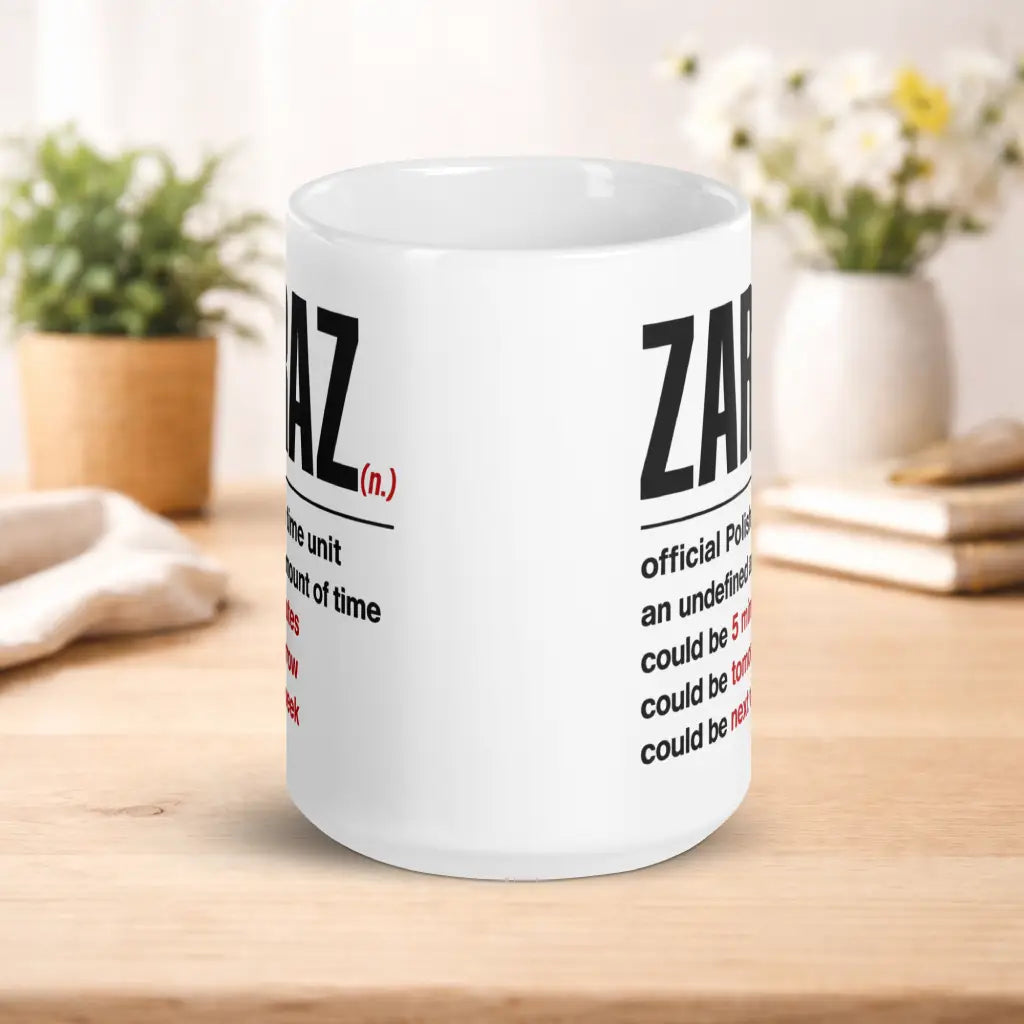 Zaraz Definition Mug