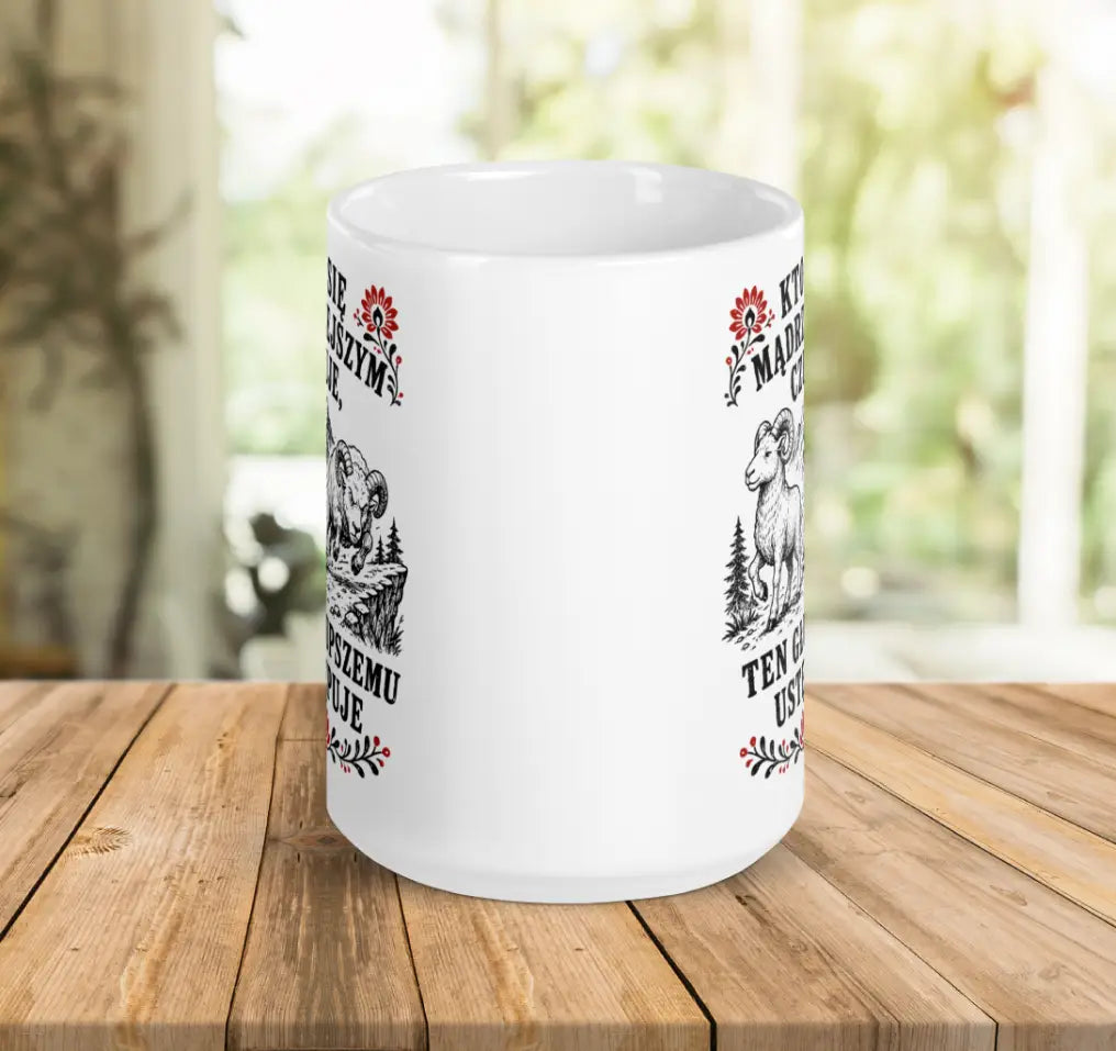 Mądrzejszy Ustępuje Mug