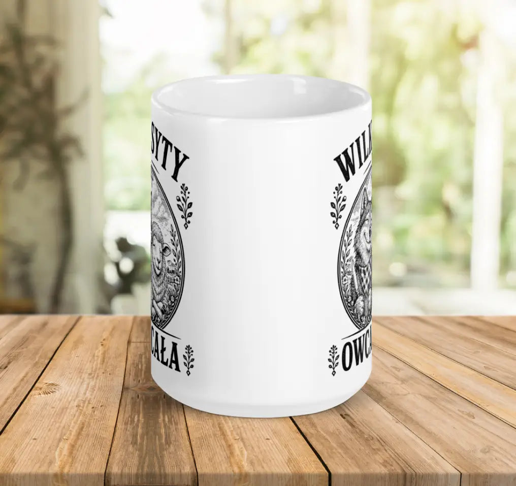 Wilk Syty I Owca Cała Mug