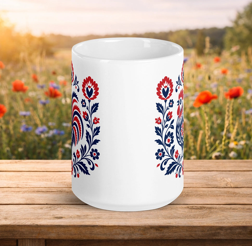 Polish Folk Rooster Mug
