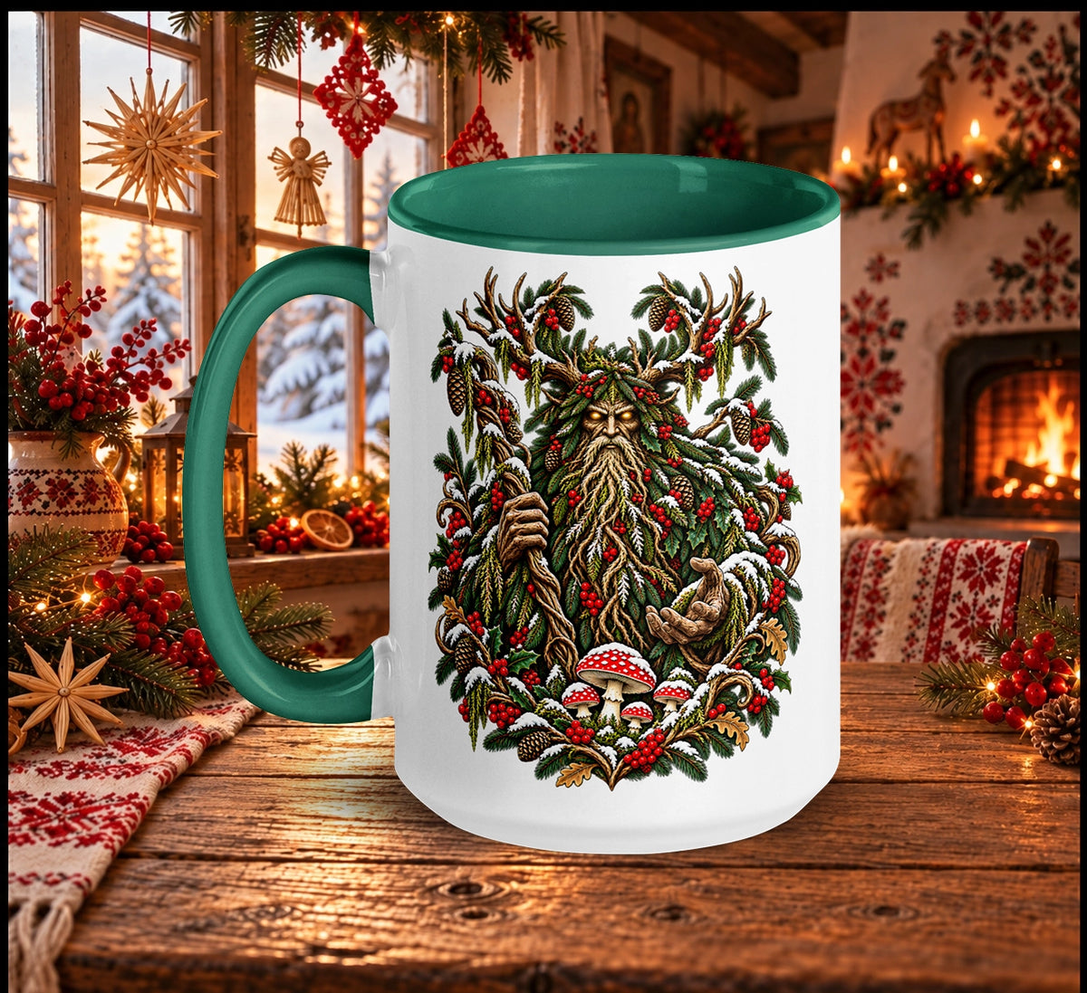 Slavic Christmas Leshy Mug