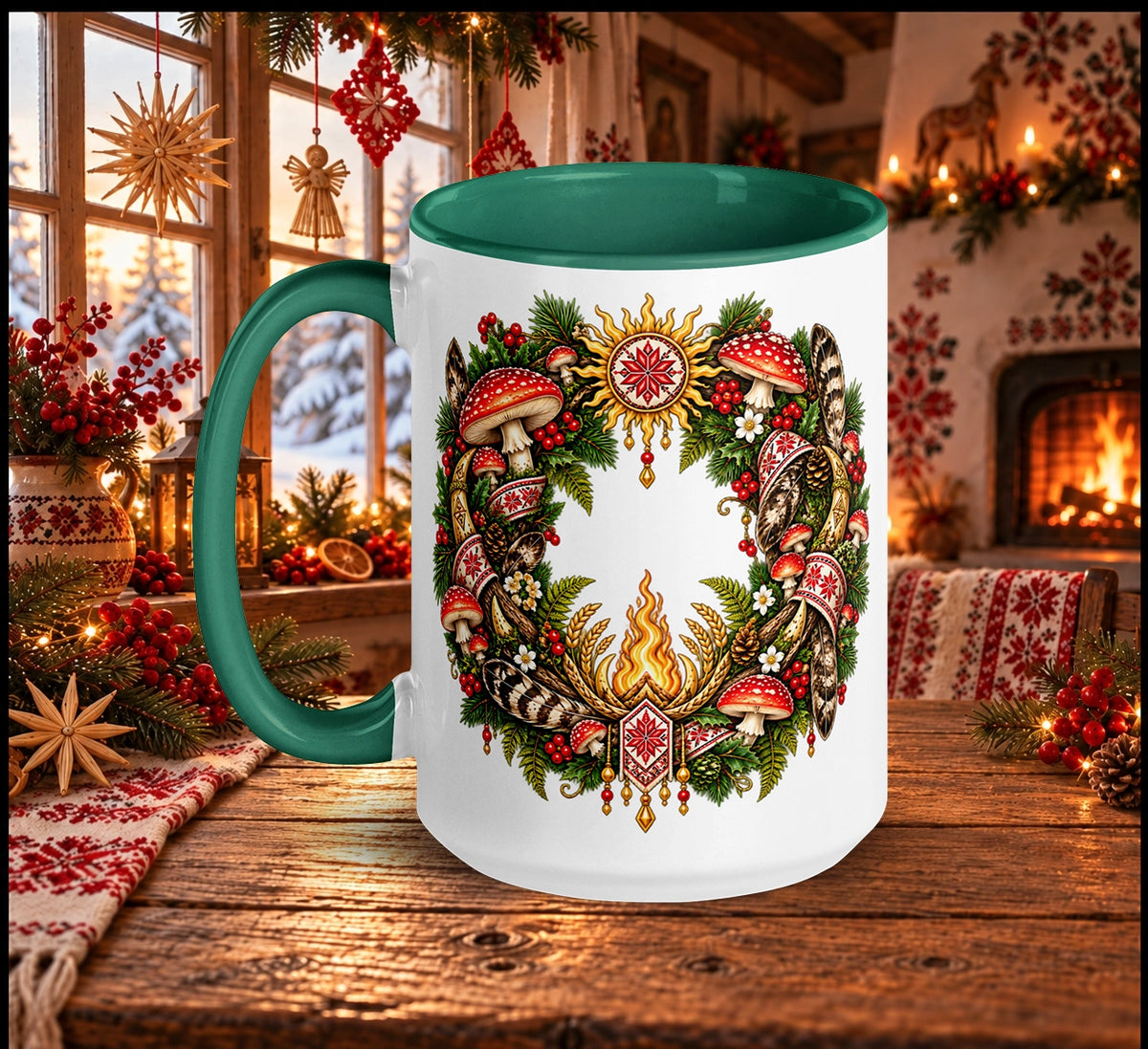 Slavic Sun Festival Mug