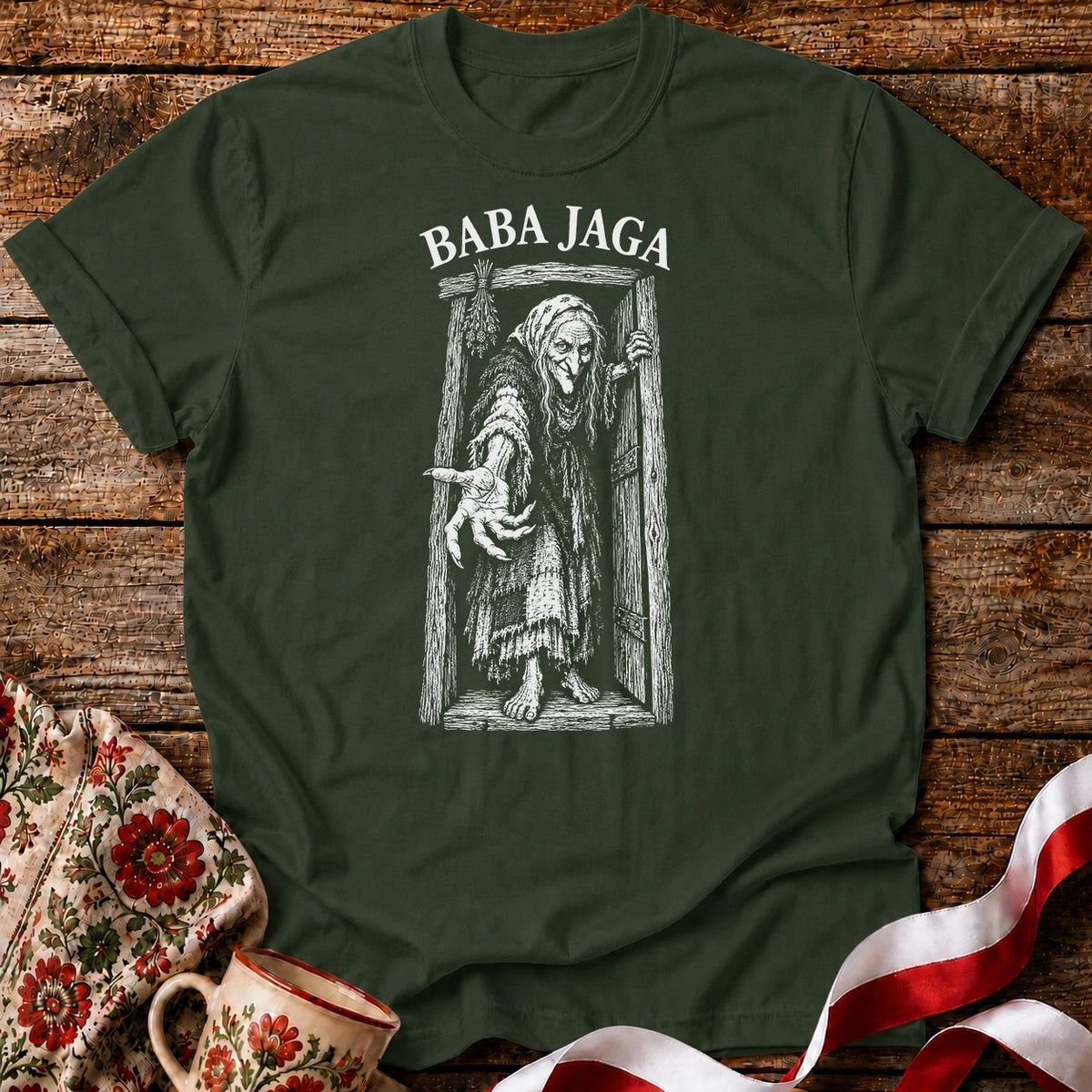 Baba Jaga Doorway Unisex T-Shirt