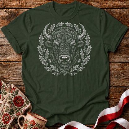 Żubr Polski Silent Strength Unisex T-Shirt