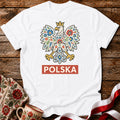 Floral Polish Eagle Unisex T-Shirt