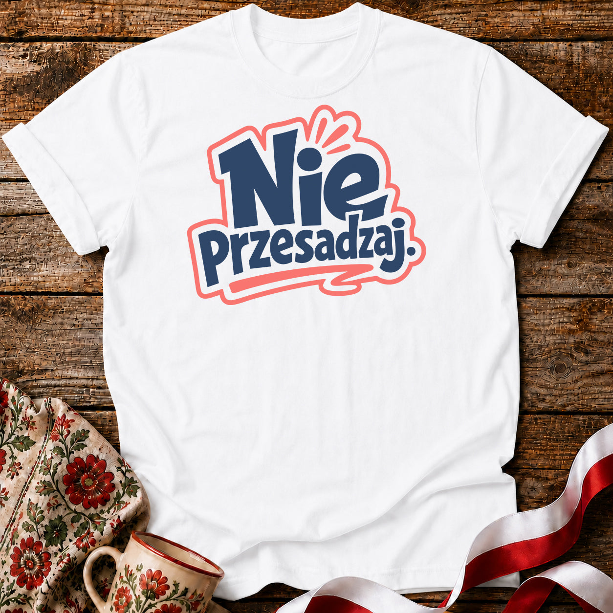 Nie Przesadzaj Polish Saying Unisex T-Shirt