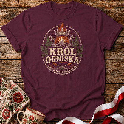 Król Ogniska Unisex T-Shirt
