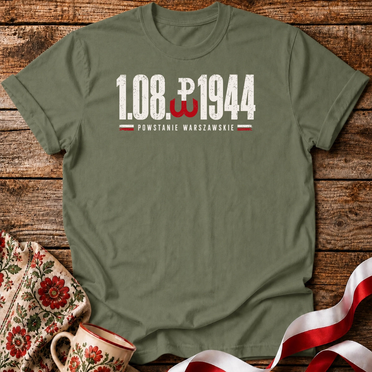 Powstanie Warszawskie 1.08.1944 Unisex T-Shirt