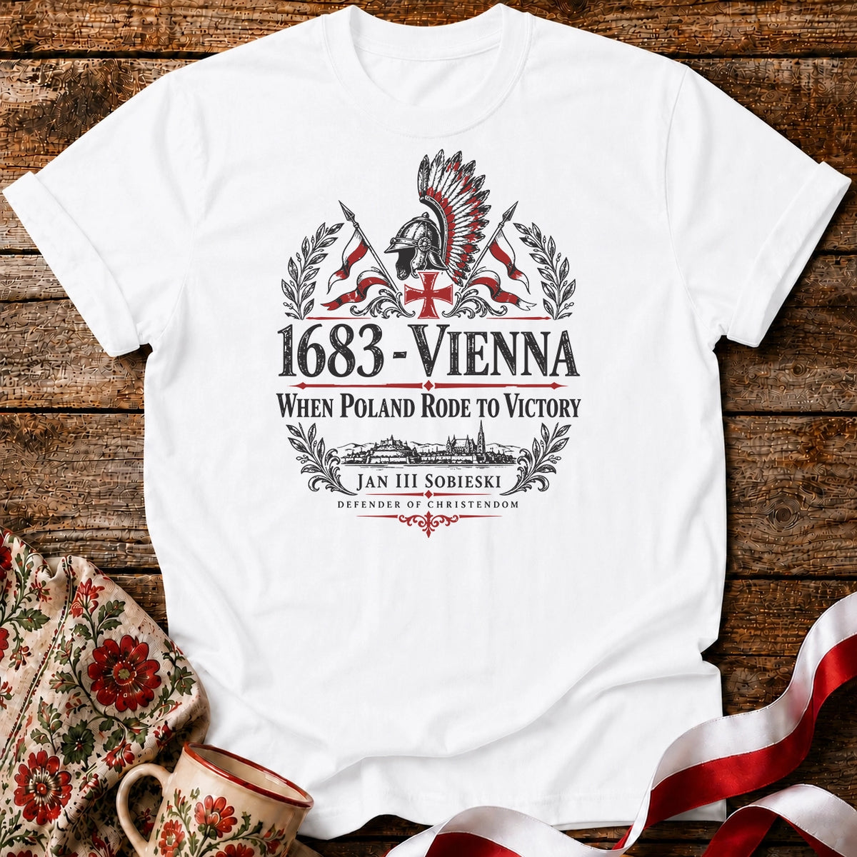1683 Vienna Hussar Crest Unisex T-Shirt
