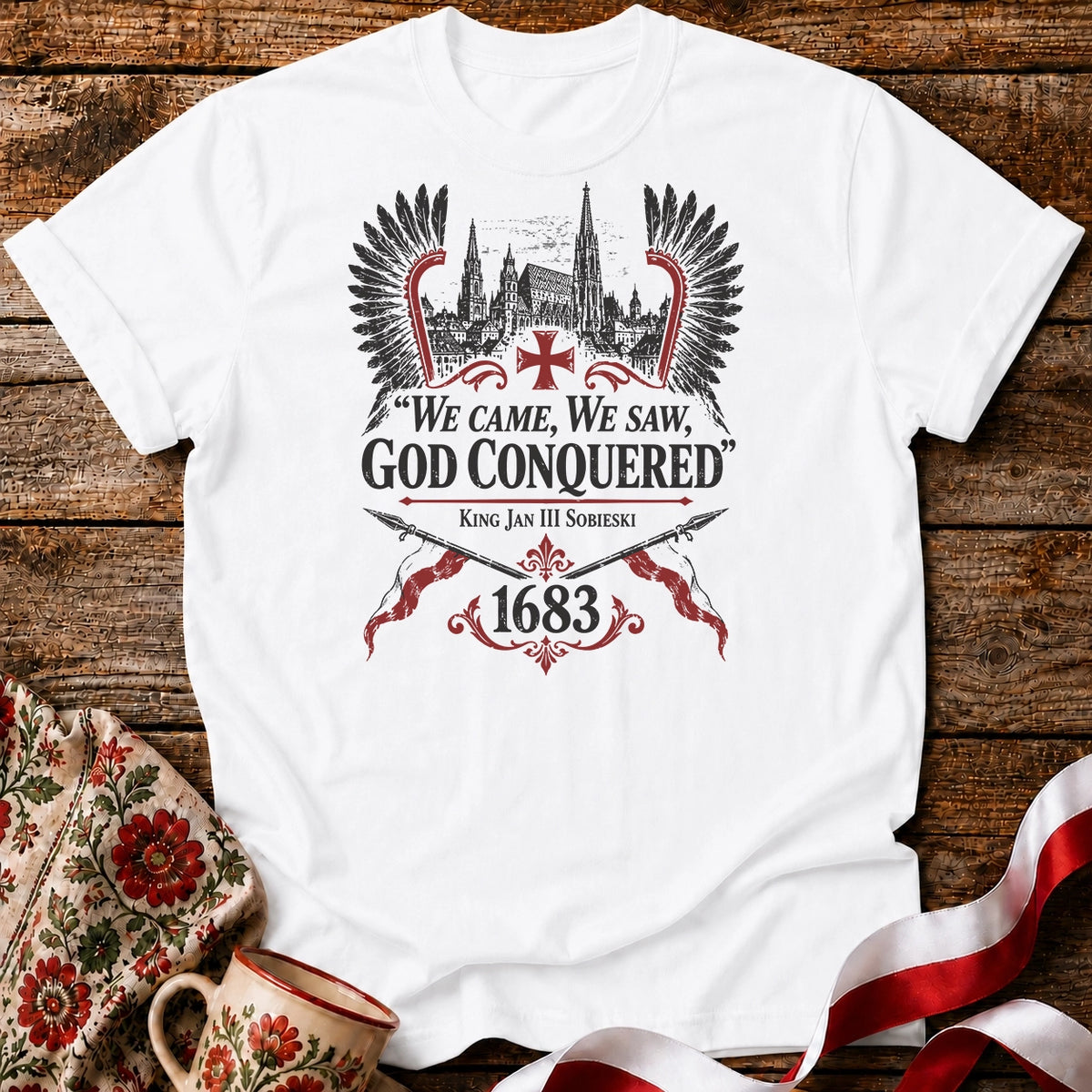 We Came We Saw God Conquered Unisex T-Shirt