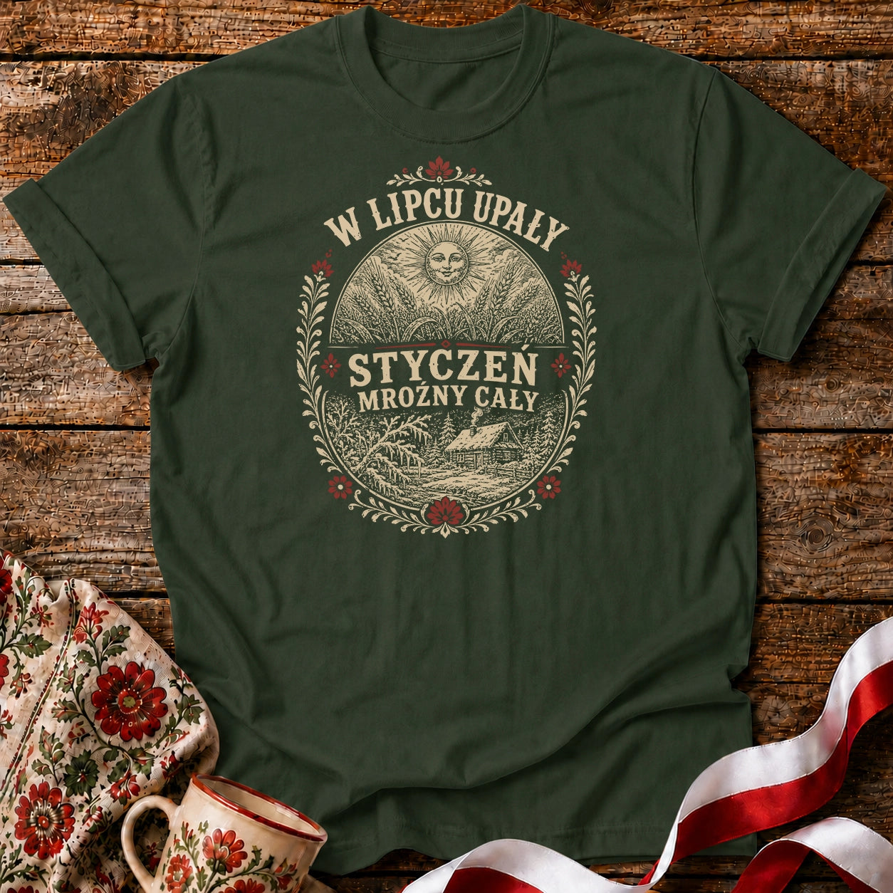 W Lipcu Upały Unisex T-Shirt