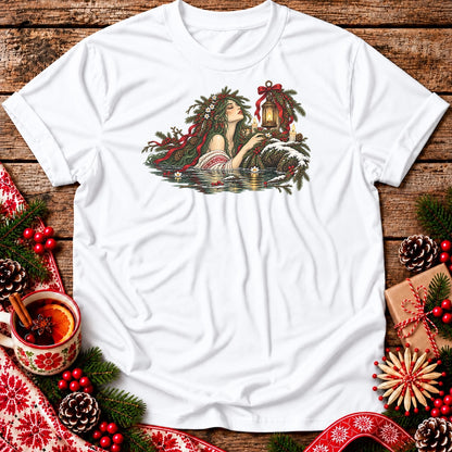 Christmas Rusalka by the Winter Water Unisex T-Shirt