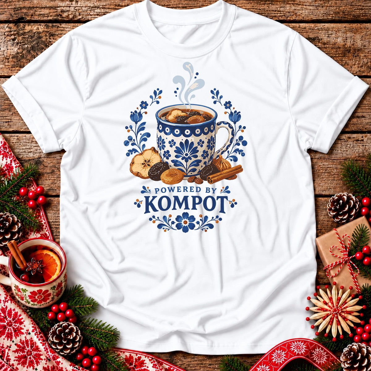 Powered by Kompot z Suszu Unisex T-Shirt