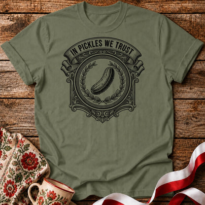 In Pickles We Trust Slavic Humor Unisex T-Shirt