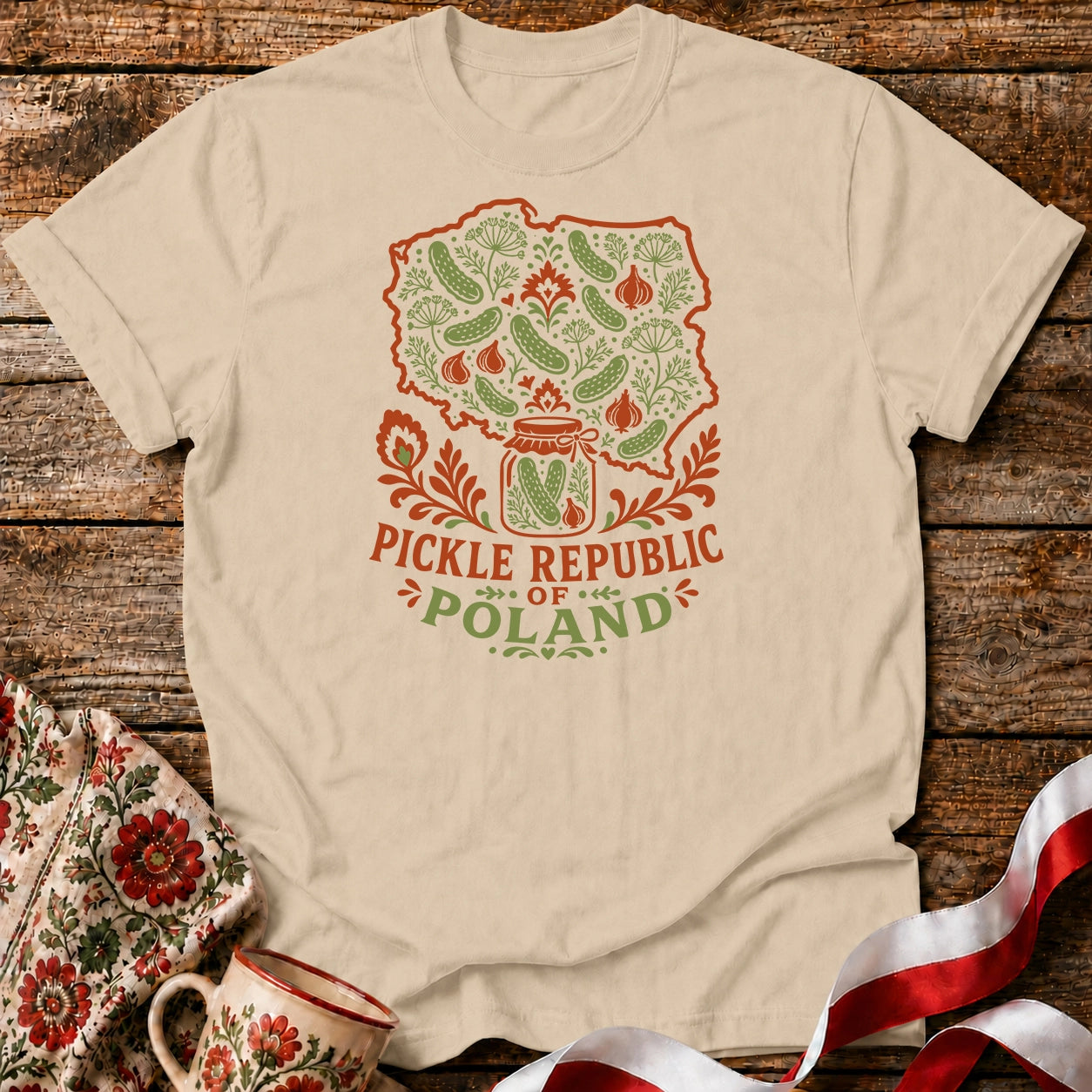 Pickle Republic of Poland Unisex T-Shirt