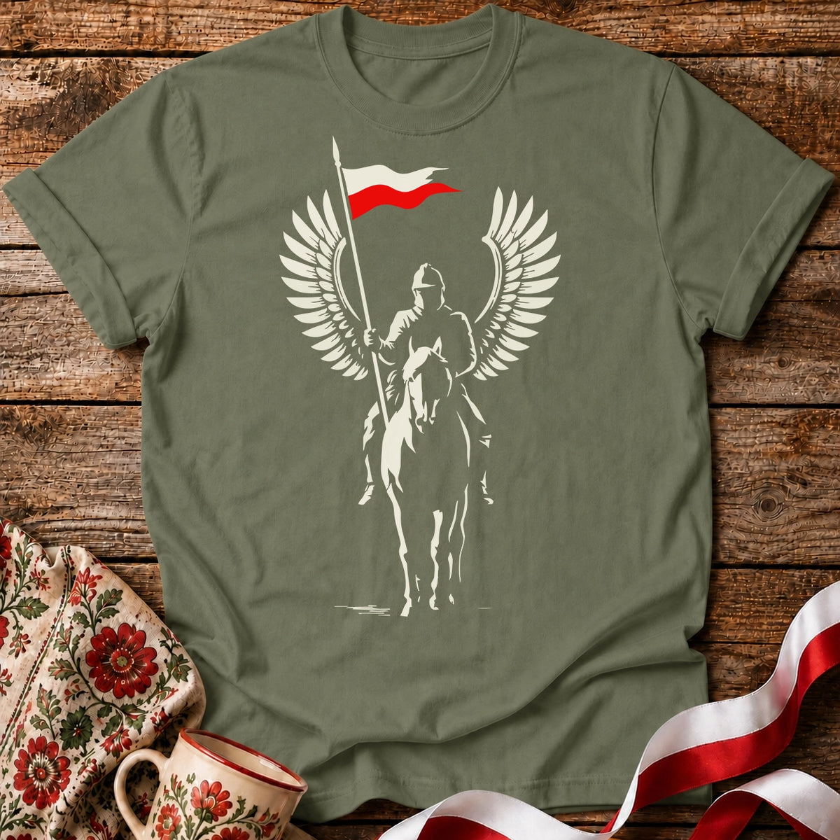 Polish Hussar Rider Unisex T-Shirt