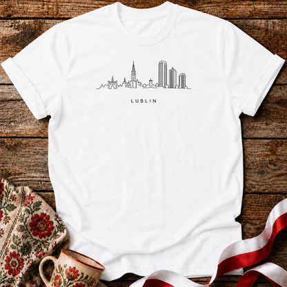 Lublin Minimal Skyline Unisex T-Shirt