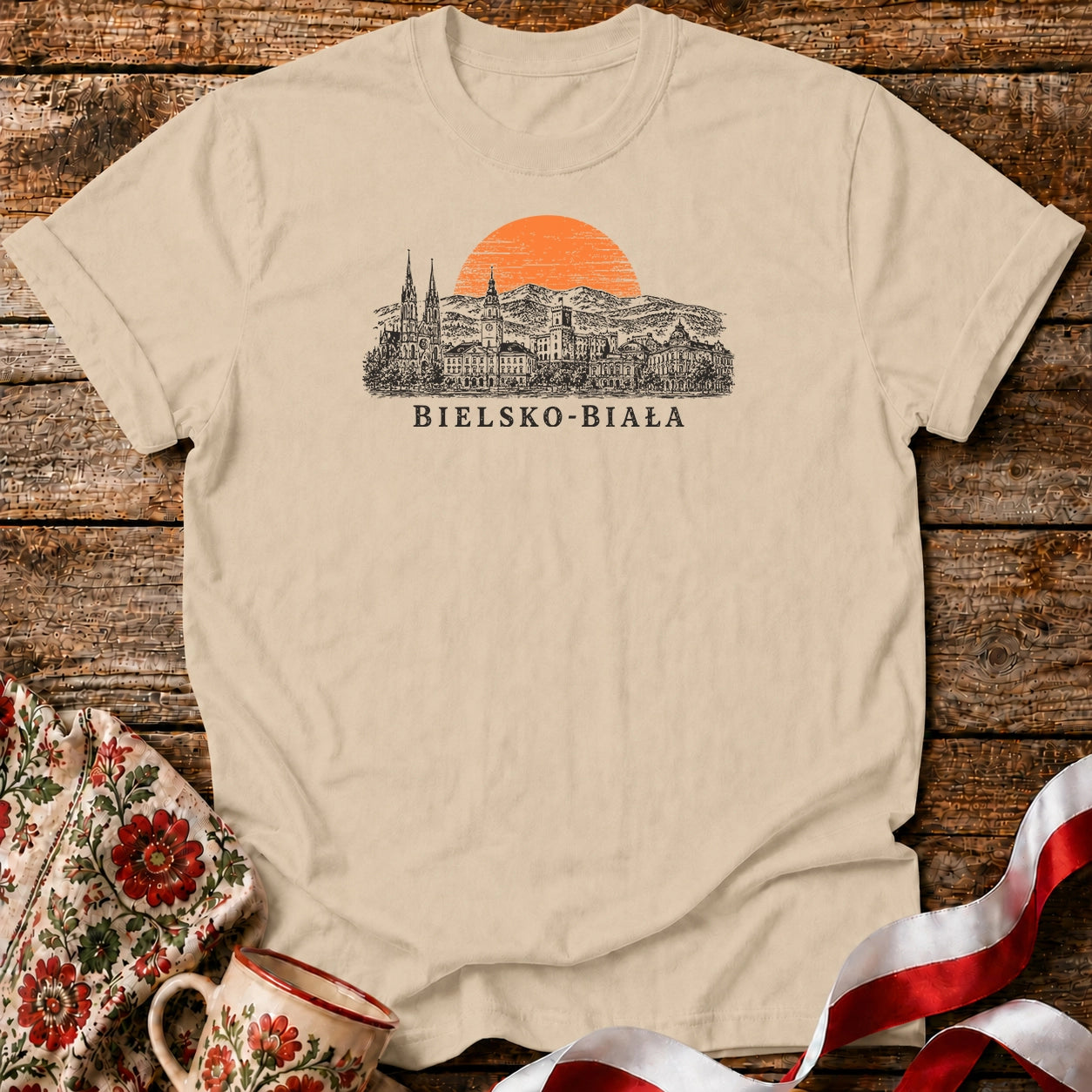 Bielsko-Biała Sunset Unisex T-Shirt