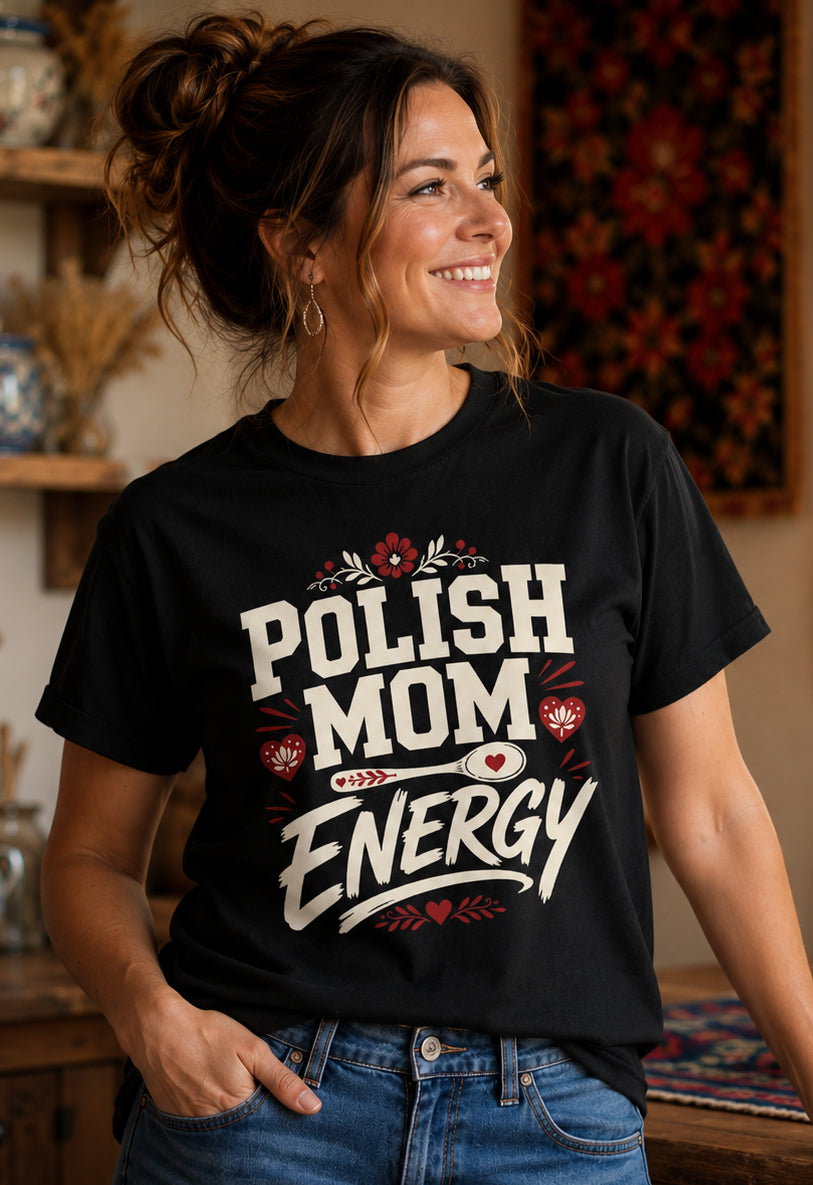Polish Mom Energy Unisex T-Shirt