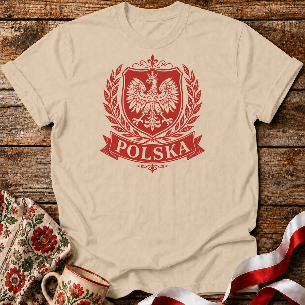 Polska Eagle Crest Unisex T-Shirt