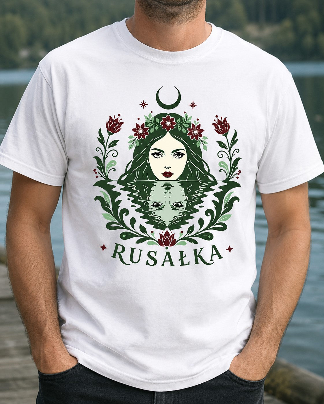 Rusalka Slavic Water Spirit Unisex T-Shirt