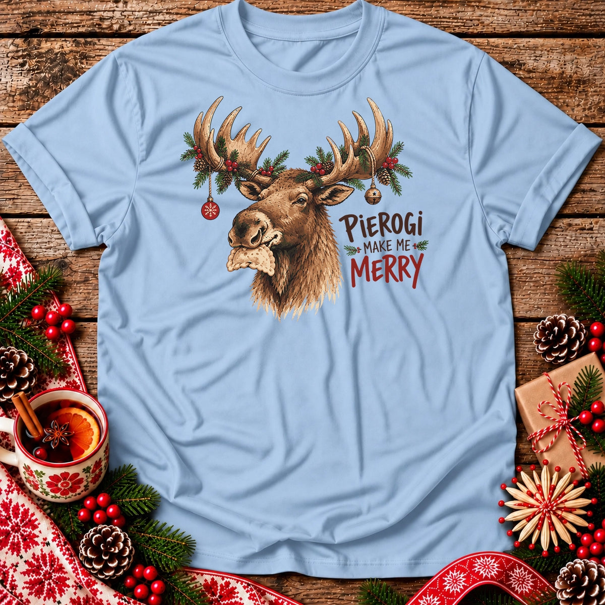 Pierogi Make Me Merry Unisex T-Shirt